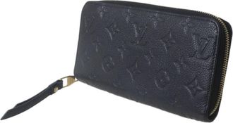 Louis Vuitton Noir Long Wallet (Bi-Fold) (Pre-Owned)