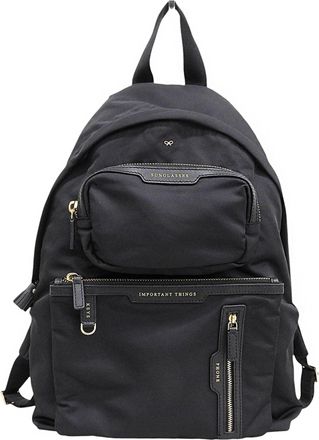 Anya Hindmarch Black Nylon Backpack (Pre-Owned)