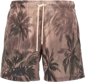 Palm Angels Multicolor Sunset Palms swimsuit