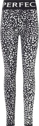 Perfect Moment Jacquard Base Layer Legging - Dames - Sport - Zwart - Maat: S Taf