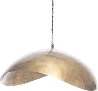 Bazar Bizar Lámpara colgante de hierro latón 70x31 cm