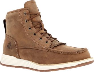 Rocky Farmstead RKW0397 Mens Brown Leather (EH) Safety Toe Work Boots Rock58 (Brown,9 (Mens))