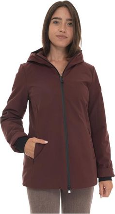 Peuterey Farquarta Korte Jas - Dames - Zomerjassen - Rood - M - Polyester - Jassen