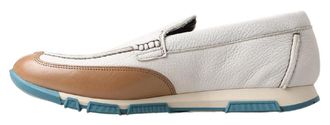 Dolce & Gabbana Mens Leather Loafer White