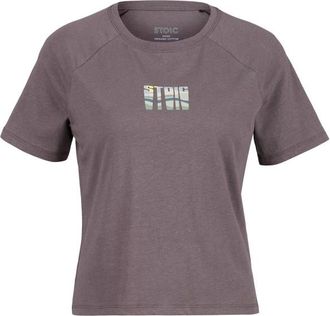 Stoic Hemp30 UtbySt. Crop Tee T-Shirt f&uuml;r Damen | braun/grau