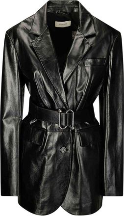 Sportmax Lambskin Jacket Over Over