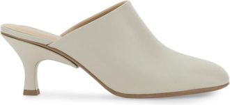 Tod's White Leather Collection Mules