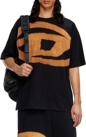 Diesel T-Boxt-Bleach Cotton T-Shirt in Deep/Black at Nordstrom, Size X-Large
