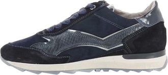 DL Sport Schoenen, Dames, Blauw, 37 EU, Leer, 7140 Sneaker