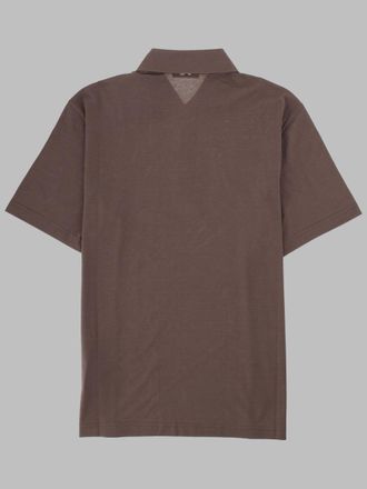 Herno Cotton Polo Shirt - Brown