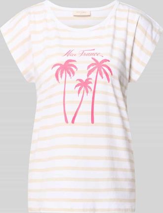 Freequent T-Shirt mit Motiv-Print Modell Fenjal in Pink, Gr&ouml;&szlig;e XXL
