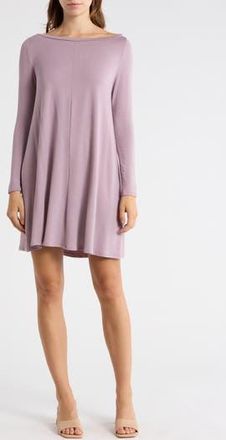 Go Couture Long Sleeve Sweater Dress in Wine at Nordstrom Rack, Size X-Large
