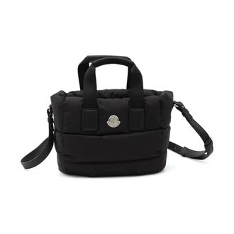 Moncler Handbags, female, Black, Size: ONE SIZE Mini Caradoc Tote