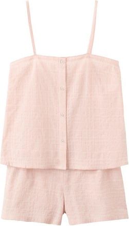 Mango Short Pajamas in Orange at Nordstrom, Size Medium
