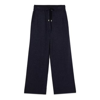 Oltre Dames, Broeken, Blauw, Maat: XS Viscose