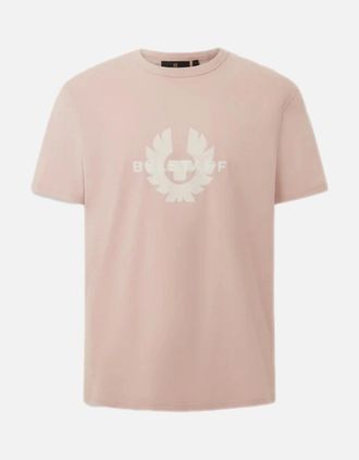 Belstaff Mens Belstaff Surface T-Shirt Dusk Pink - Tan - Size: 36