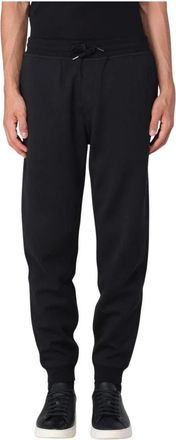 Brunello Cucinelli Broeken, Heren, Zwart, M, Stevige Joggers met Trekkoord voor Casual Dragen