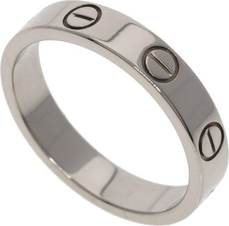 Cartier Love White Gold (18K) Band Ring (Pre-Owned)