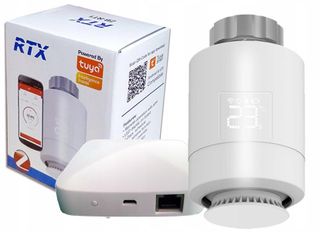 OEM Cabezal De Termostato Rtx + Puerta De Enlace Lan Zigbee Tuya Set1
