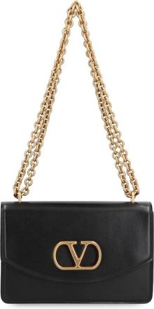 Valentino Garavani Vain Schoudertas - Dames - Schoudertassen - Zwart - ONE Size - Leer - Tassen