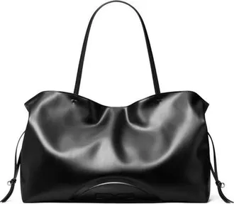 Tory Burch Ella Natuura Drawstring Tote in Black at Nordstrom