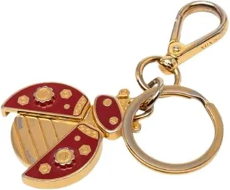 Prada Pre-owned Accessories, female, Multicolor, Size: ONE SIZE Pre-owned Vintage Keyring
