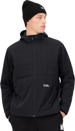 Mons Royale Canyon Merino Insulated Hooded Jacket - Mens in Black at Nordstrom, Size X-Large
