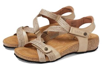 Taos Footwear Trulie Womens Sandals Stone : EU 41 (US Womens 10-10.5) M, Leather