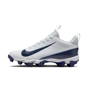Nike Mens Alpha Menace 4 Shark Football Cleats in White | FN0028-104
