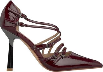 Alma En Pena Schoen met hak en gespsluiting - Dames - Pumps - Rood - 38 EU - Schoenen