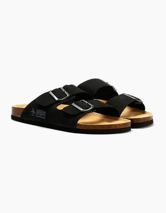 Original Penguin Mens Penguin Port 2 Mens Black Sandals - Size: 10