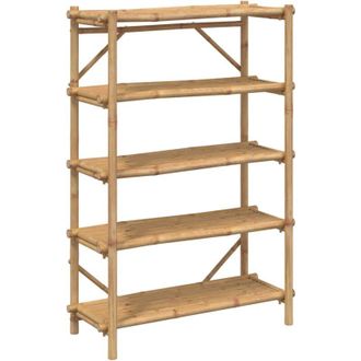 vidaXL 5-Layer Shelf 100x40x150 cm Bamboo Vidaxl
