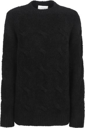 Sportmax Truien & Vesten, Dames, Zwart, S, Curvone Sweater