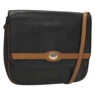 Dior Pre-owned Cross Body Bags, female, Black, Size: ONE SIZE Pre-owned Vintage Trotter Crossbody Bag