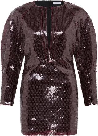 16Arlington Abito corto Mitilla con paillettes - Rosso