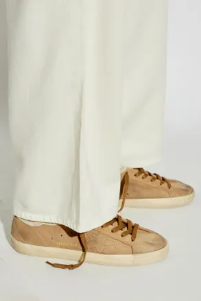 Golden Goose Super-Star Sports Shoes, Womens, Brown