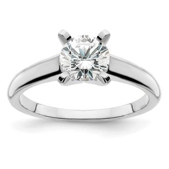 Diamond2Deal 14k Gold Lab Grown Diamond Engagement Ring 3/4Ct Clarity- VS Color- G-H