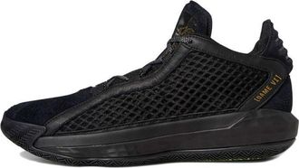 adidas Dame 6 Leather Black Gold FV8627