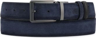 Kazar Tweezijdige Riem - Heren - Riemen - Blauw - 90 CM - Leer - Accessoires