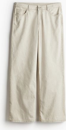 H&M Gerade Twillhose - Brown