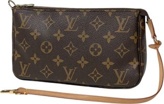 Louis Vuitton Brown Monogram Pochette Pouch (Pre-Owned)