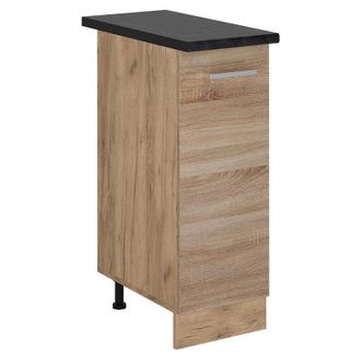 Vicco Armario De Farmacia R-line, Sonoma, 30 Cm, Et Antracita