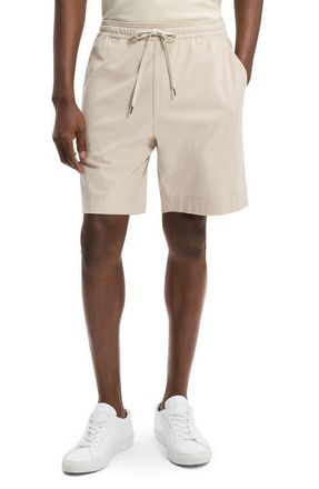 Theory Cotton Terry Cloth Drawstring Shorts in Warm Silver Cloud at Nordstrom, Size Xx-Large