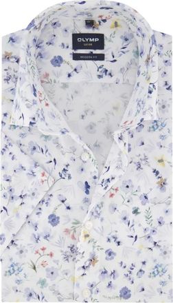Olymp Olymp, Overhemden, Heren, Wit, 2Xl, Katoen, Olymp overhemd korte mouw wit