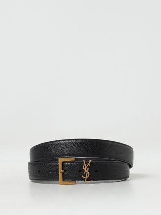Saint Laurent Cintura Cassandre in pelle martellata