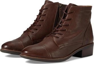 COMFORTIVA Womens Comfortiva Cordia CT0006890 Boots Brown Leather Alomond Toe VER1000