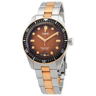 Oris Divers Automatic Brown Dial Mens Watch 01 733 7707 4356-07 8 20 17