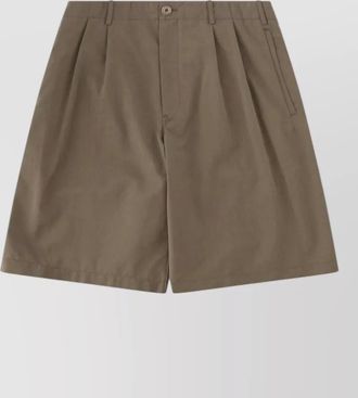 Our Legacy bridge tailored shorts pleated front