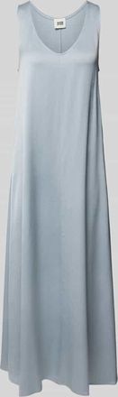 Drykorn Drykorn Midikleid mit V-Ausschnitt Modell CENLA in Hellblau, Gr&ouml;&szlig;e 36