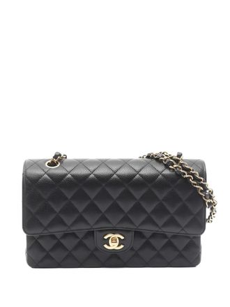 Chanel quilted chain flap shoulder bag - Zwart